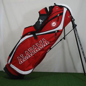   of Alabama Crimson Tide Roll College Golf Stand Carry Bag New