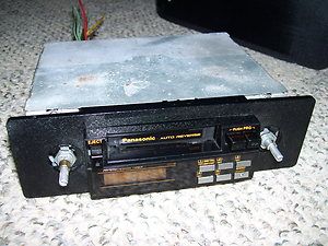Panasonic Vintage Shaft Style Cassette Car Stereo Fully Tested and 