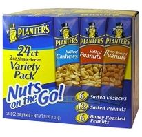 Planters Nut Variety Pack 24ct 2oz Cashews Peanuts