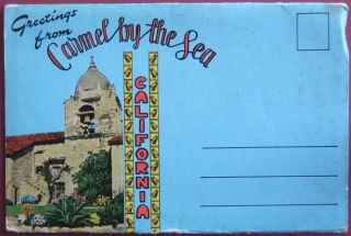 Carmel by The Sea California Post Card Pack Vtg Beach Golf Town View 