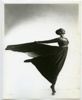 Vintage 1960s Carmen de Lavallade Ballet Dance Dancer Photo