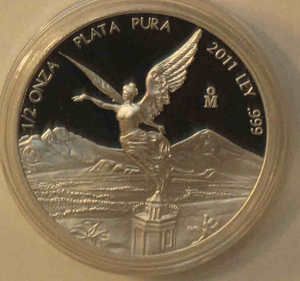  Mexico LibertadProof Gem BU MI Casa de Moneda de Mexico Mint