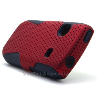 Red Apex 2 in 1 Hard Case Gel Cover for Samsung Replenish M580