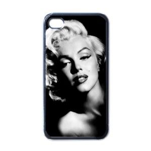 Marilyn Monroe Superstar iPhone 4 Black Plastic Case
