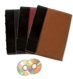 Book Looking CD Storage 3 Ring Binder DVD Case Binders