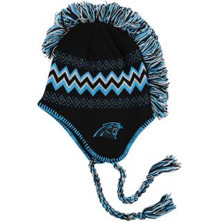 Carolina Panthers Youth Black NFL Mohawk Tassel Knit Hat