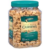 Planters Fancy Whole Cashews w Sea Salt 38 oz Jar