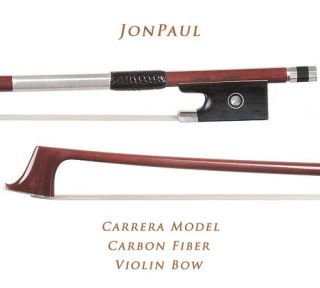 JonPaul Sterling Silver Mounted Carrera Model Carbon Fiber 4/4 Violin 