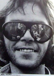 Neil Young Sunglasses Buffalo Springfield Crazy Horse Poster Print 
