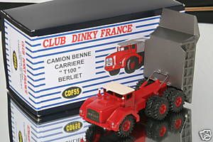 Club Dinky CDF 55 Camion Benne Carriere T100 Berliet