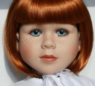 My Twinn Caitie Light Blue Eyes Carrot Top Red Hair Freckles 23 Doll 