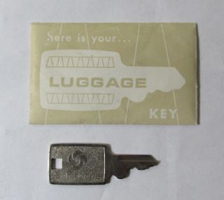 Collins CC 2 and CC 3 Original Samsonite Suitcase Key and Small 