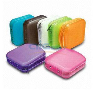 40 CD DVD Storage Holder Box Carry Case Color Choose