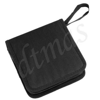 CD DVD 40 Discs Storage Holder Case Wallet Bag Hand Strap