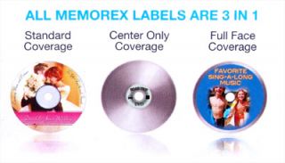   CD/DVD Label Maker Expert for All Inkjet & Laser Printer, 138 Labels