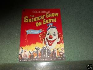 Cecil B DeMilles Greatest Show on Earth 1952
