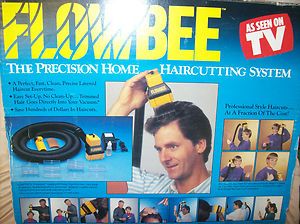 FLOWBEE Home Hair Cutting System Original Box w Attachments and 