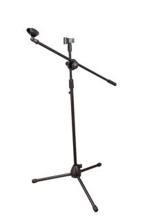 NEW Tridop Boom Microphone Mic Stand W/ Two Clips