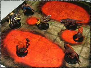 Dungeons & Dragons LAVA CAVE Gamemastery D&D Map Tiles   Caverns
