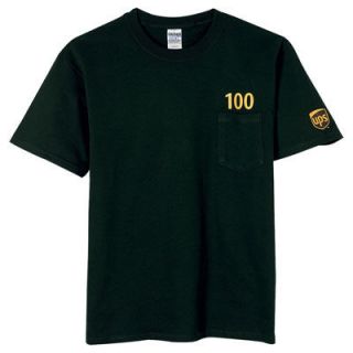 United Parcel Service UPS 100 Dark Green T Shirt Med