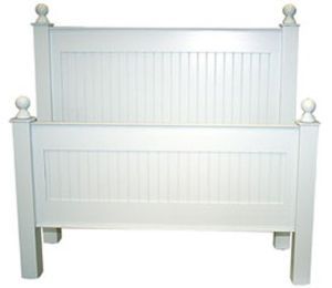 Beadboard Bed Coastal Cottage Style Solid Wood 40 Painted Colors Twin 