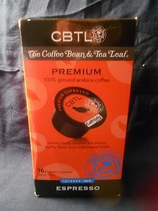 CBTL Premium Espresso Coffee 16 Capsules Exp 2 13 New