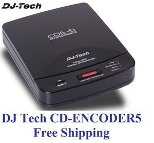 DJ Tech CD Encoder 5 CD Player Recorder CD R MP3 Djtech