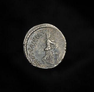   Republican Silver Denarius Vibius Pansa Caetronianus Ceres Coin