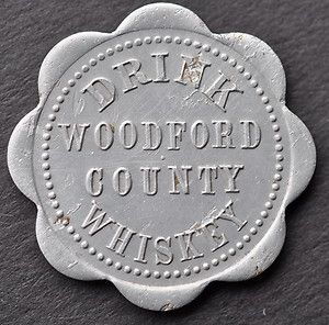 CARLSBAD NEW MEXICO TRADE TOKEN SCHOONOVER & CO. DRINK WOODFORD CO 