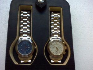 Genuine Leather Watch Case for 2 Luxory Watches