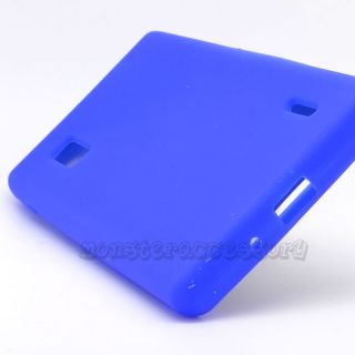 Blue Soft Silicone Skin Gel Case Cover for LG Optimus G Eclipse 4G 