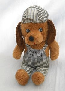 Knickerbocker Old Vintage Casey Jones Puppy Stuffed P