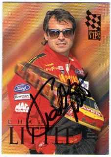 Chad Little 1995 Press Pass VIP Autograph Signature on Card Auto 