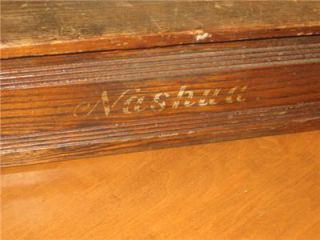 1800s nashua wooden till cash register drawer