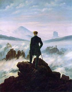 Caspar David Friedrich Thetraveller Above The Sea of Clouds Oil 