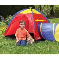   Kids Adventure 2 Piece Play Tent Tunnel Play House Brand New