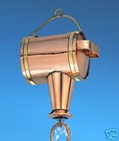 Copper Watering Can Leader for Rain Chain
