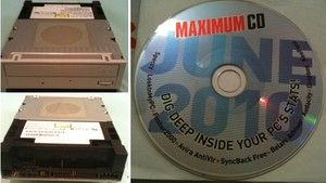 NEC 40x Internal IDE CD Rom Drive with FREE MaximumPC Magazine CD