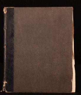 1893 CECIL CROFTON personal scrapbook Signed