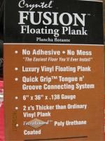 floating vinyl planks 10 planks per box 