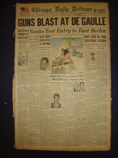 080208CR Charles de Gaulle Assassination Attempt August 23 1962 