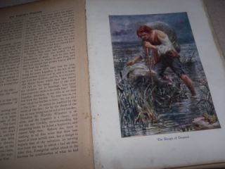   PROGRESS JOHN BUNYAN ILLUSTRATOR AMBROSE DUDLEY ANTIQUE BOOK 1910