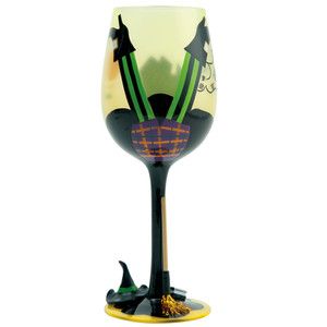 Lolita Wine Glass Halloween Wicked Witch 5 Wine Glass