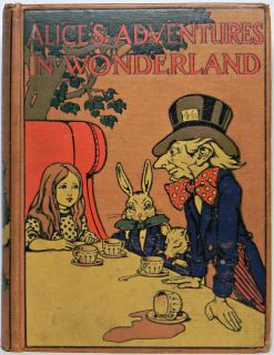 1907 Alice in Wonderland Alices Color Adventures RARE Fairy Tales 