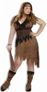 Sexy Prehistoric Cave Woman Costume Plus Size Cavewoman