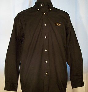 UCF Knights Central Florida Black Long Sleeve Shirt Mens M Perfect 