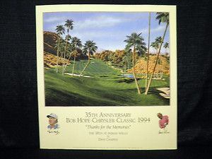 Dave Chapple Arnold Palmer Bob Hope Indian Wells Hole 18 Golf 