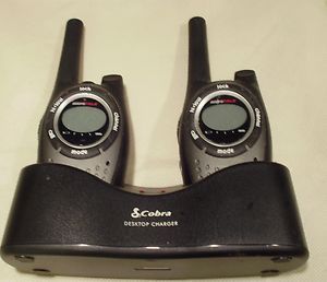 Cobra Two Way Walkie Talkies PR3000DX with Charging Base