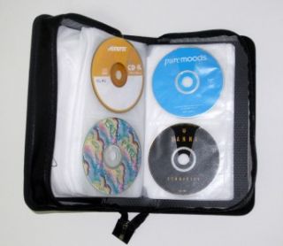 Portable Case of 200 CD DVD Holder Binder Arrange Storage Organizer 