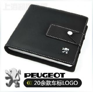 Luxury Peugeot Car Logo CD DVD Storage Cose Cover Bag 308 508 307 408 